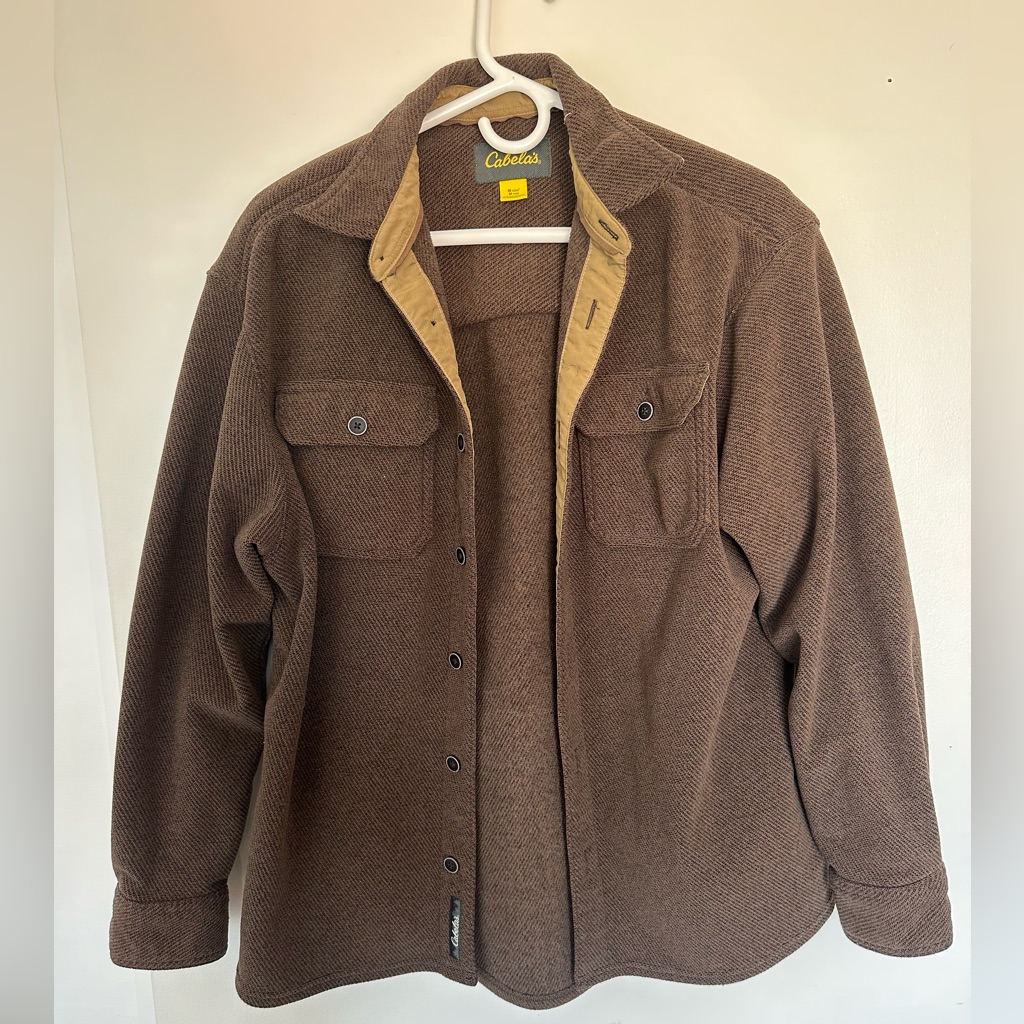 Brown Cabela’s Shacket.